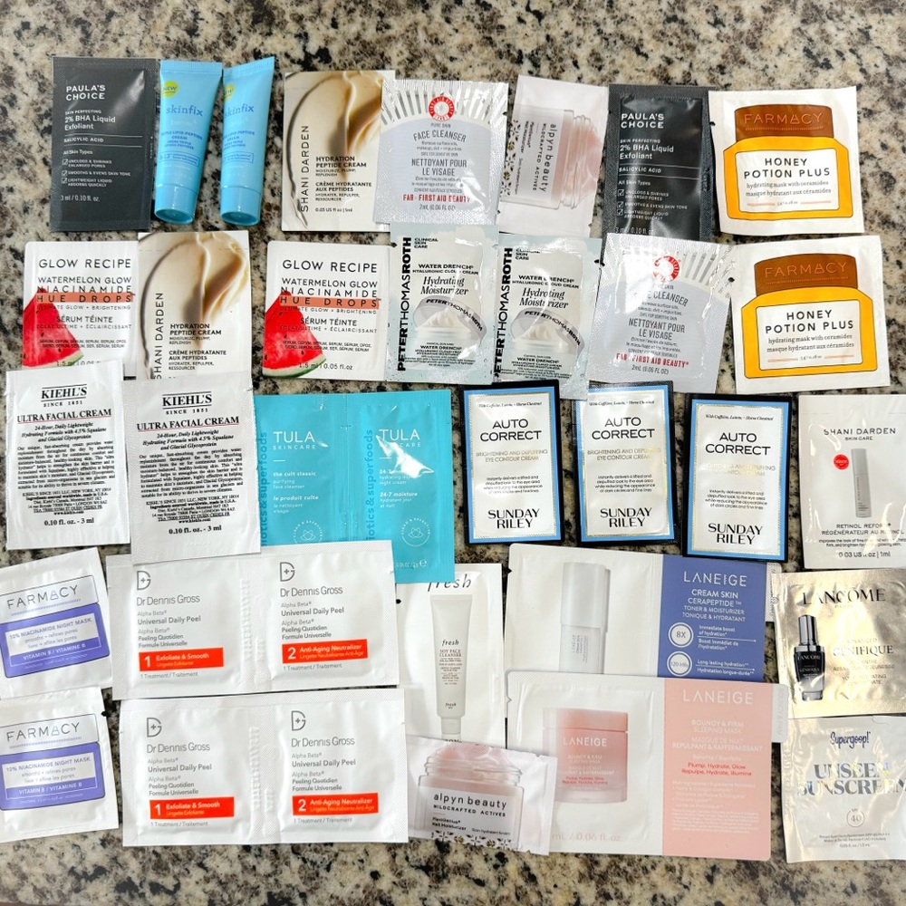 Skincare Sample Lot